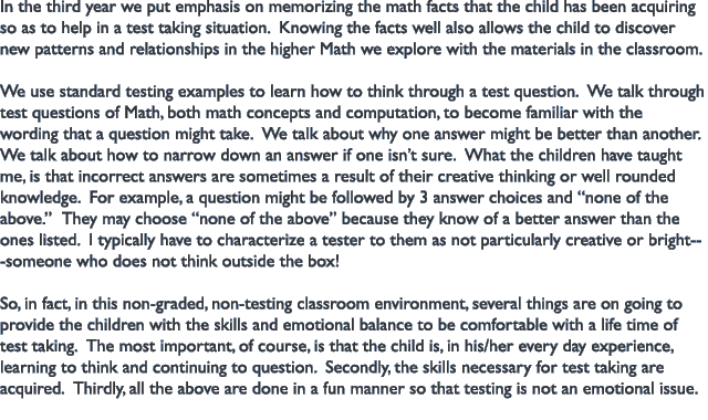 newsletter from our Montessori school here in Spokane