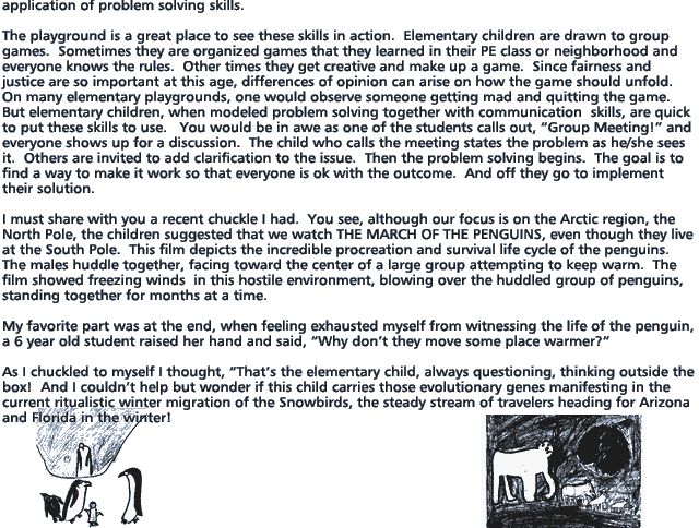 newsletter from our Montessori school here in Spokane