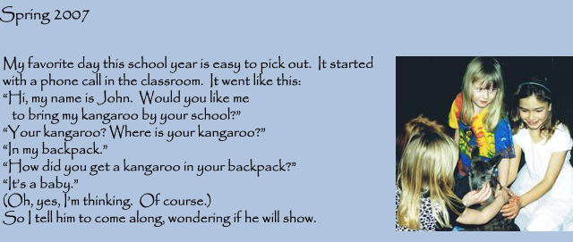  newsletter from our Montessori school here in Spokane 