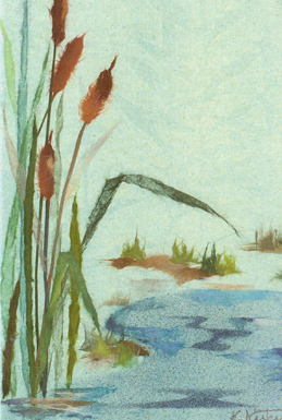 Japanese washi paper art by Kyoko Niikuni