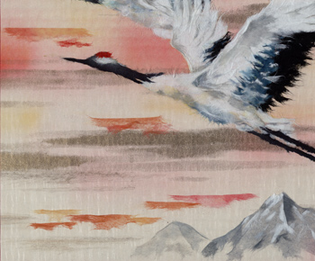 Japanese washi paper art by Kyoko Niikuni