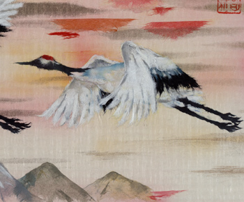 Japanese washi paper art by Kyoko Niikuni